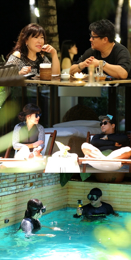 이무송과 노사연 부부는 결혼 27주년을 맞아 보라카이에서 둘만의 휴가를 즐겼다. <SBS 제공>